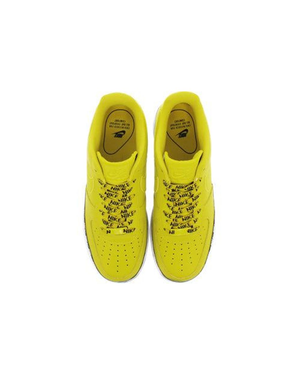 Nike Yellow (Wmns) Air Force 1 Low Se Premium 'Overbranding Bright Citron'