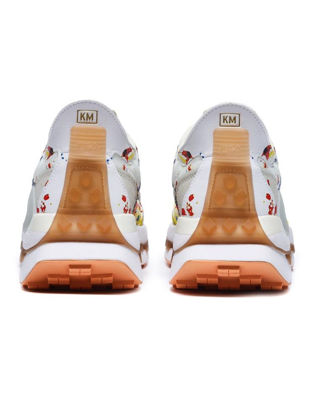 Fila White Km Shoes Multi' for men