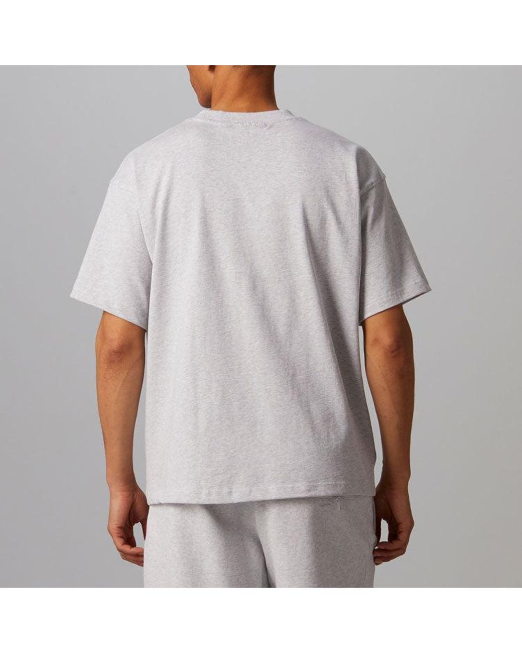 Adidas Gray X Pharrell Humanrace Small Logo T-Shirt for men