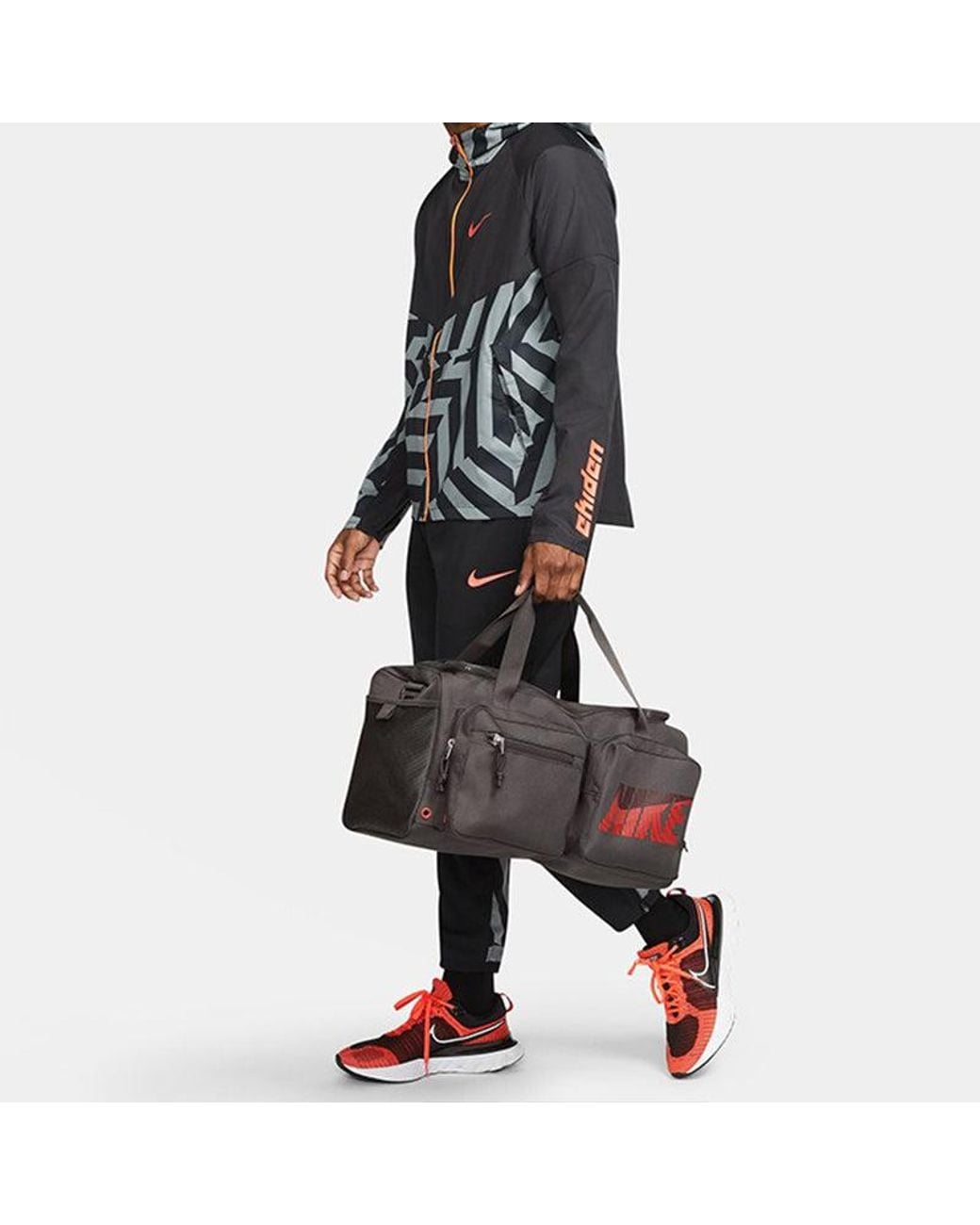 Nike Black Utility Power Logo Training Bag for men