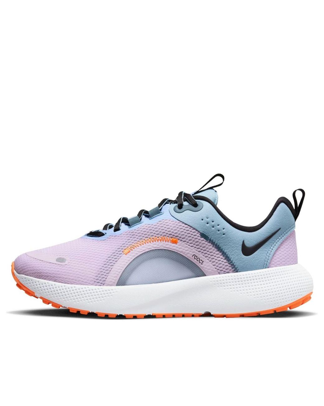 nike react blue and pink