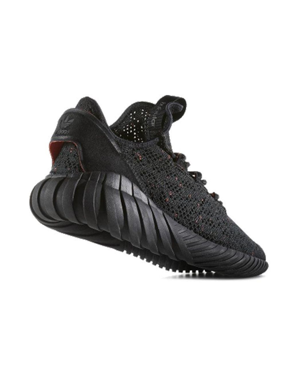 Adidas Black Tubular Doom Sock Primeknit 'Triple' for men
