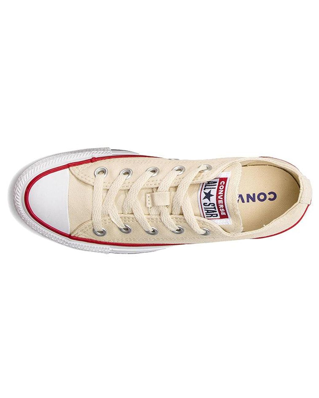 Converse White Chuck Taylor All Star Ox 'Natural Ivory' Canvas Shoes for men