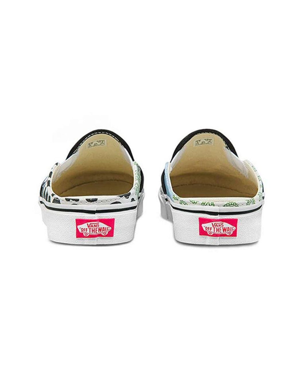 Vans Blue Classic Slip-On Mule 'Pattern Mix Multi' for men