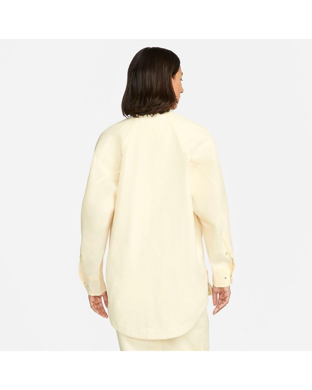 Nike Natural (Wmns) Esc Woven Shirt Jacket 'Coconut Milk'