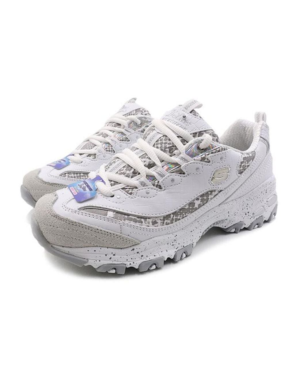 Skechers White (Wmns) D'Lites 1.0 Gs