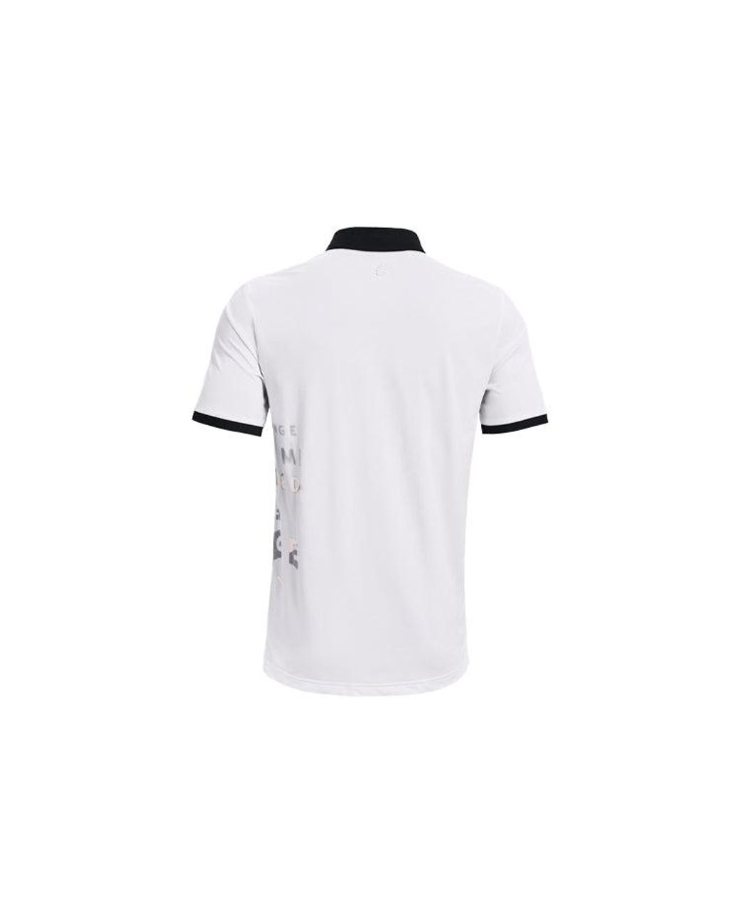 Under Armour White Curry Vanish Golf Short Sleeve Shirtpolo for men