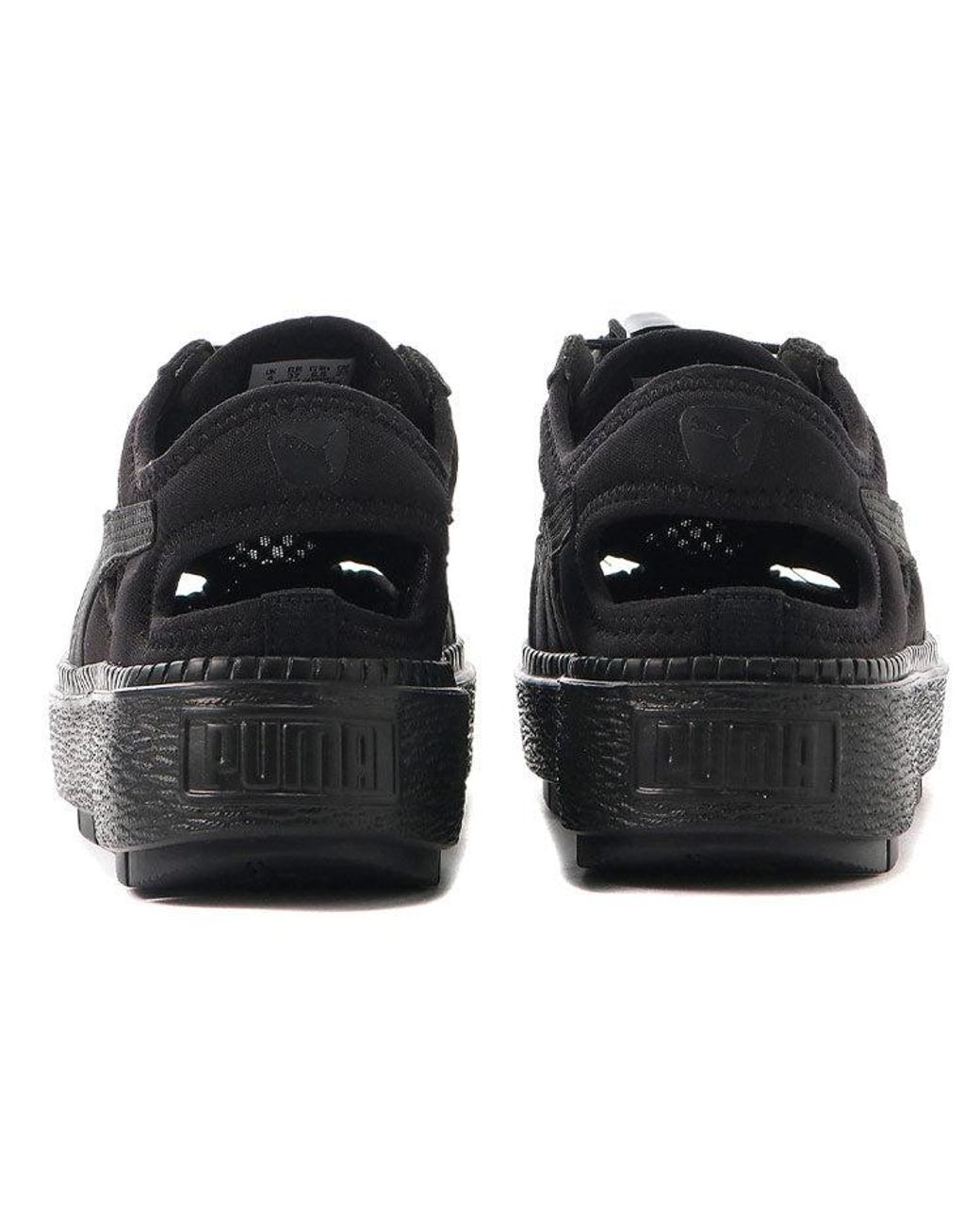 PUMA Black (Wmns) Basket Platform Trace Light Mule