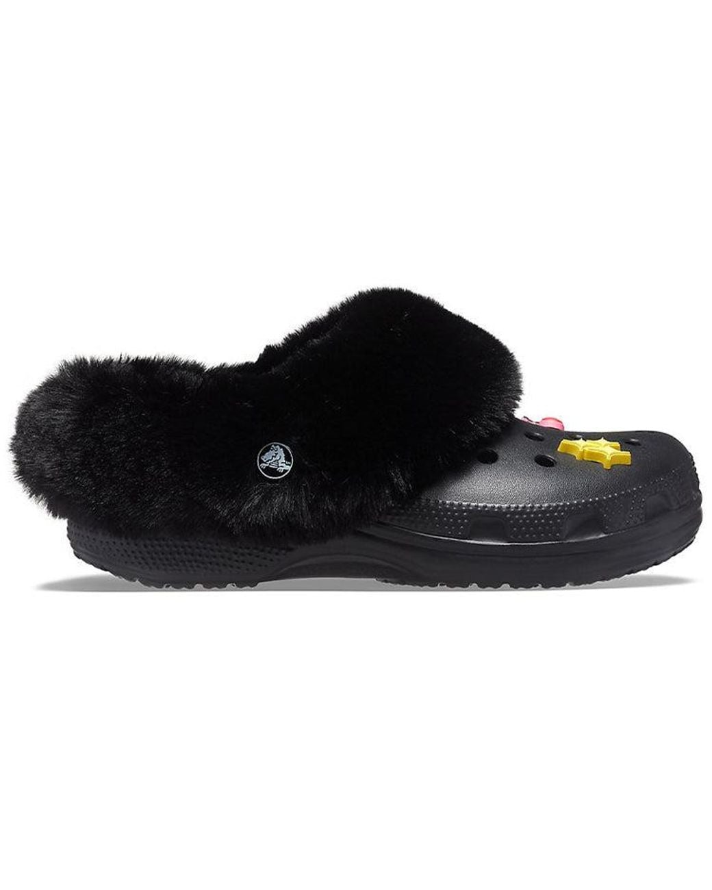 CROCSTM Black Classic Clog Slippers for men