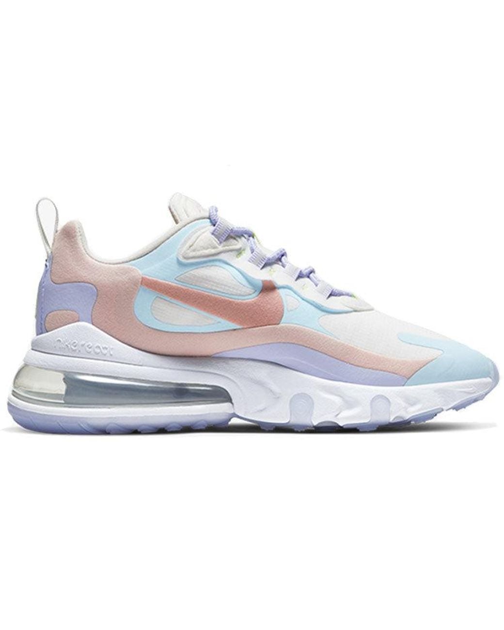 Nike White (Wmns) Air Max 270 React 'Sail Coral Stardust'