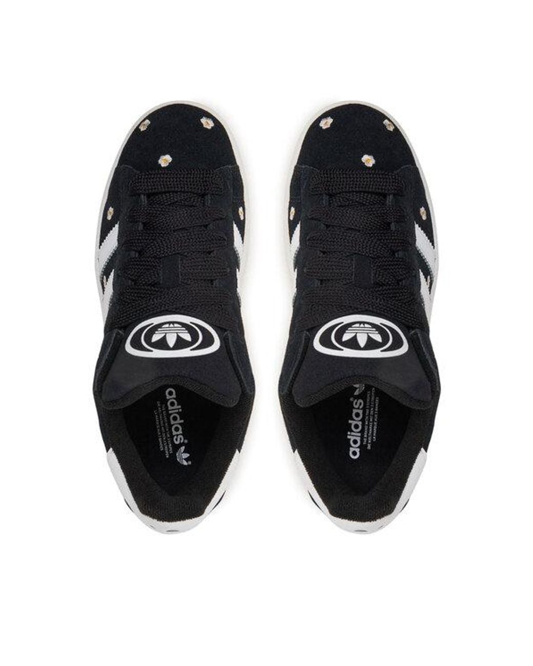 adidas gazelle silver green womens Black Adidas Floral Sneakers EU25 — Retykle main image 1