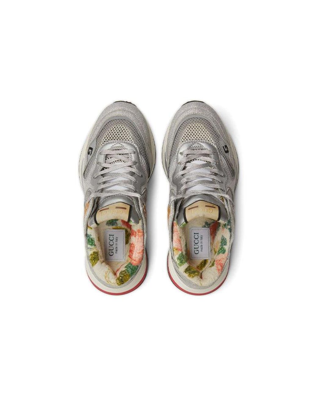 Gucci White Ultrapace Mesh Sneaker