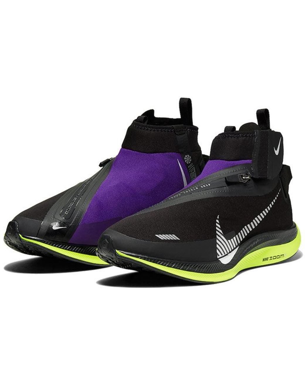 Nike Black Zoom Pegasus Turbo Shield 'Voltage' for men