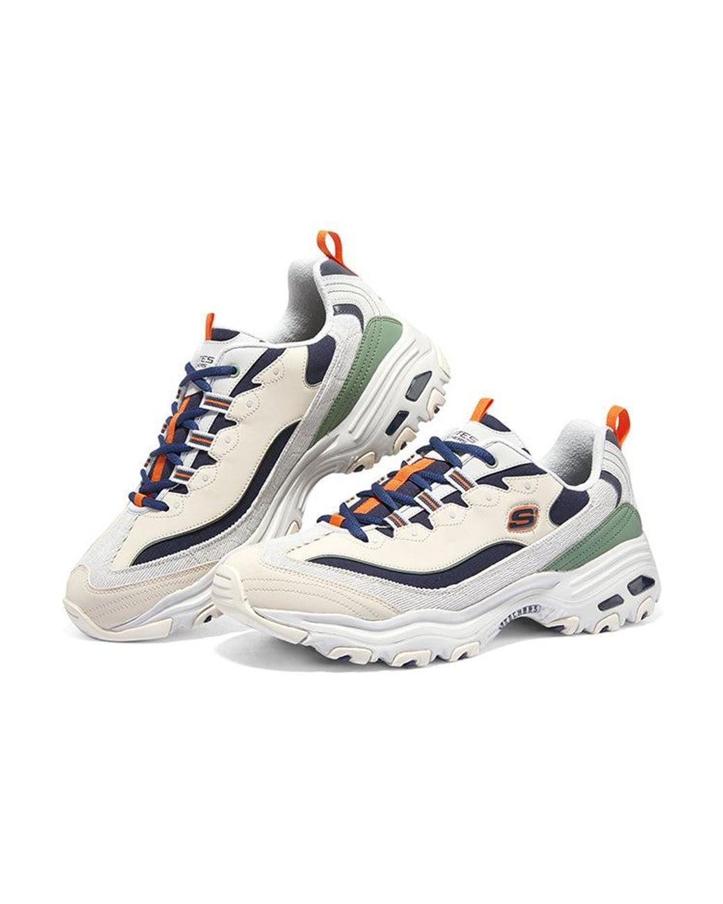 Skechers Blue Dlites 1.0 Chunky Shoes for men