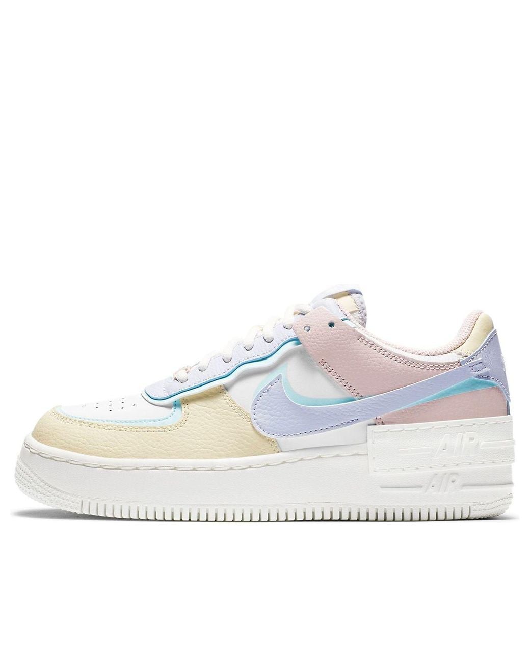 Nike White (Wmns) Air Force 1 Shadow 'Pastel'