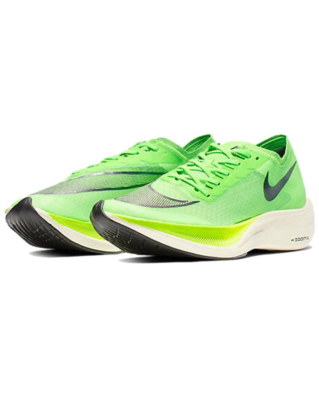 Nike Green Zoomx Vaporfly Next% "volt" Shoes for men