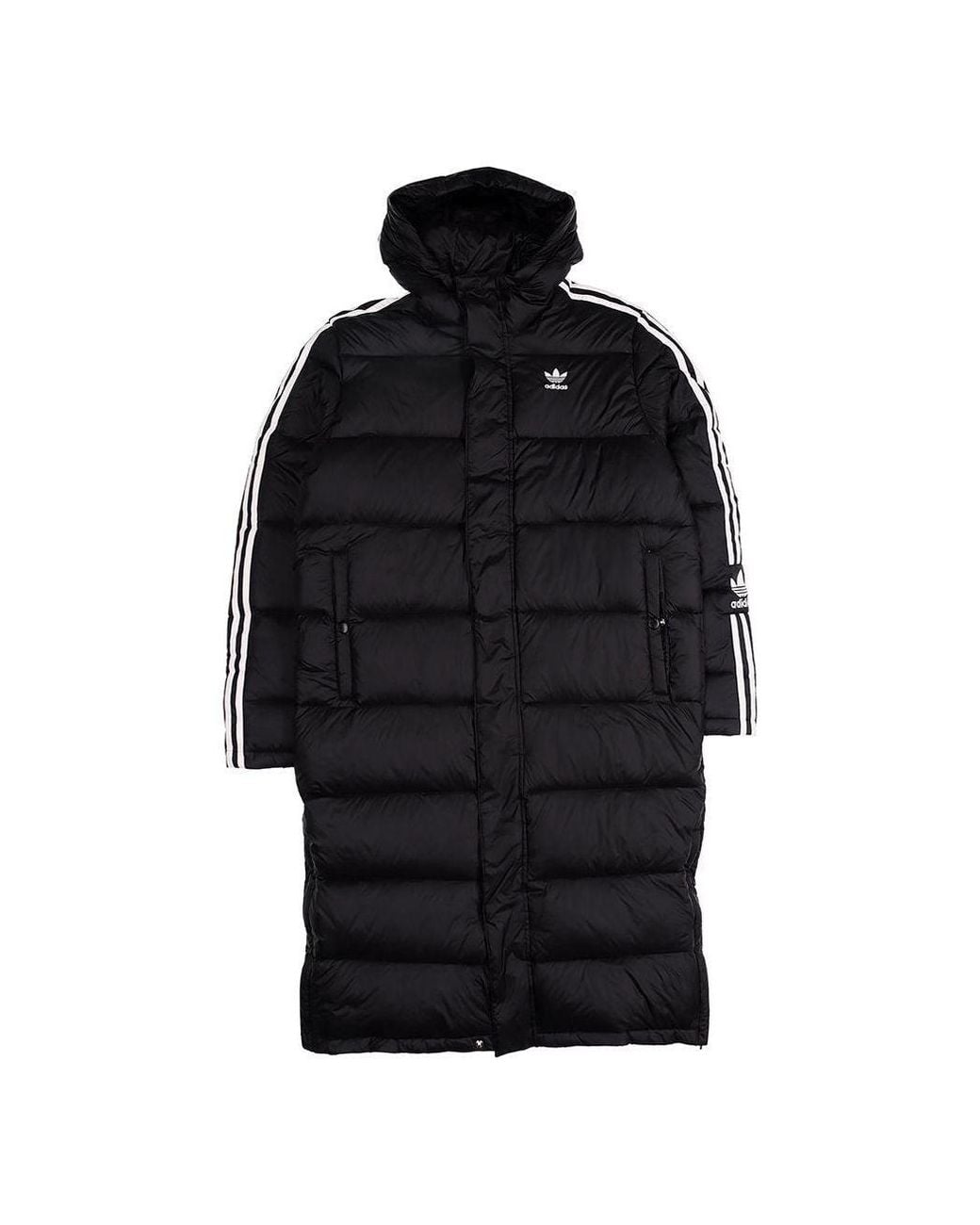 Adidas Black Originals Long Down Jacket Fl0007 for men