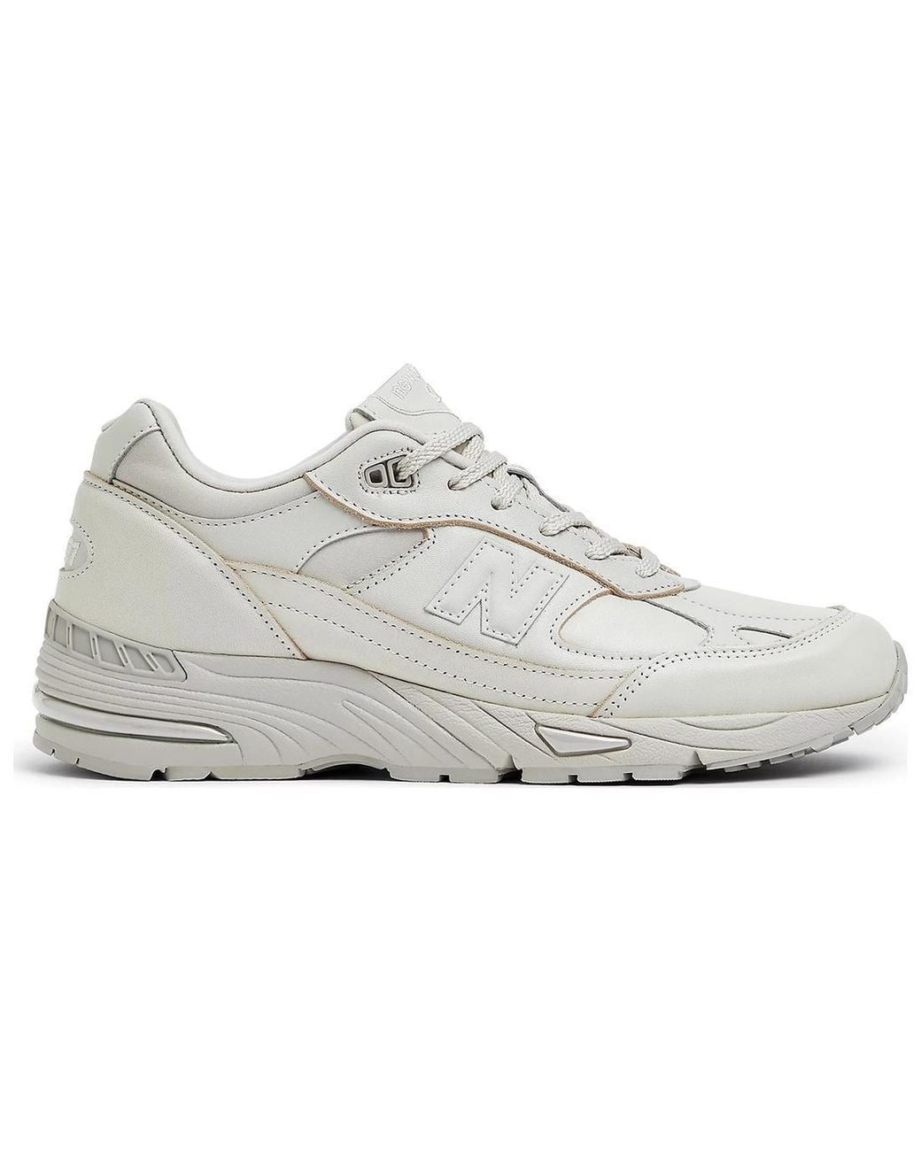 New Balance White 991 'Off' for men