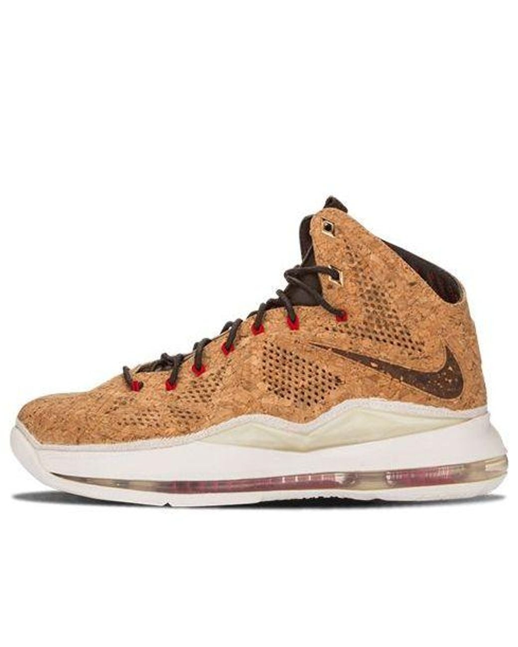 Nike Brown Lebron 10 Ext Cork Qs "cork" Shoes for men