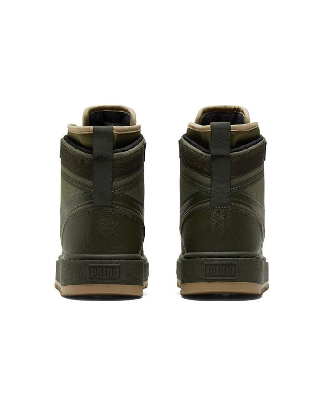 PUMA Black Suede Mid Wtr Sneakers