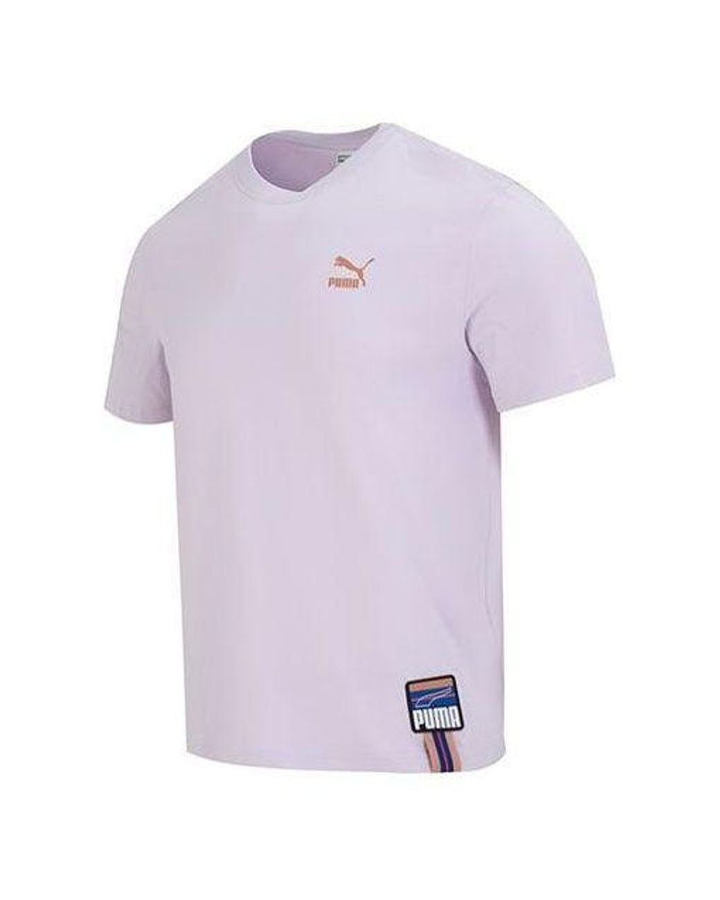 PUMA Purple Sportswear Logo Tee for men