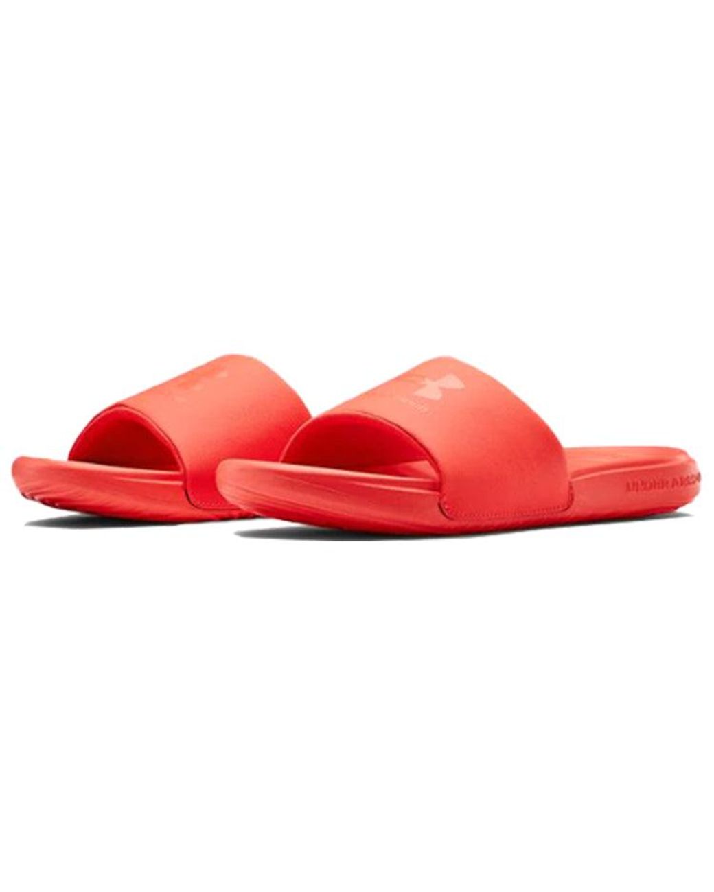 Under Armour Red Ansa Fixed Slide 'Beta' for men