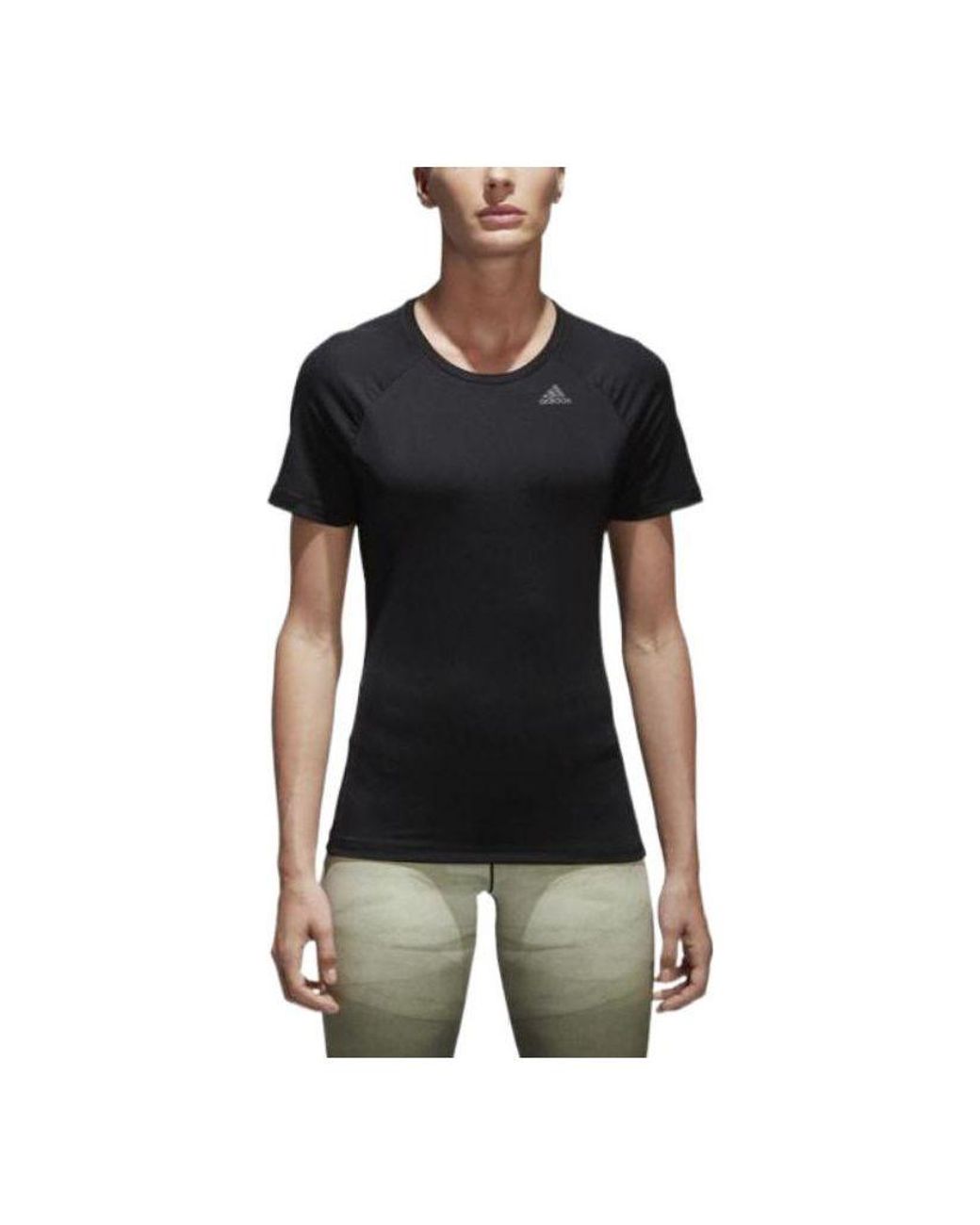 Adidas Black (Wmns) D2M Solid T-Shirt