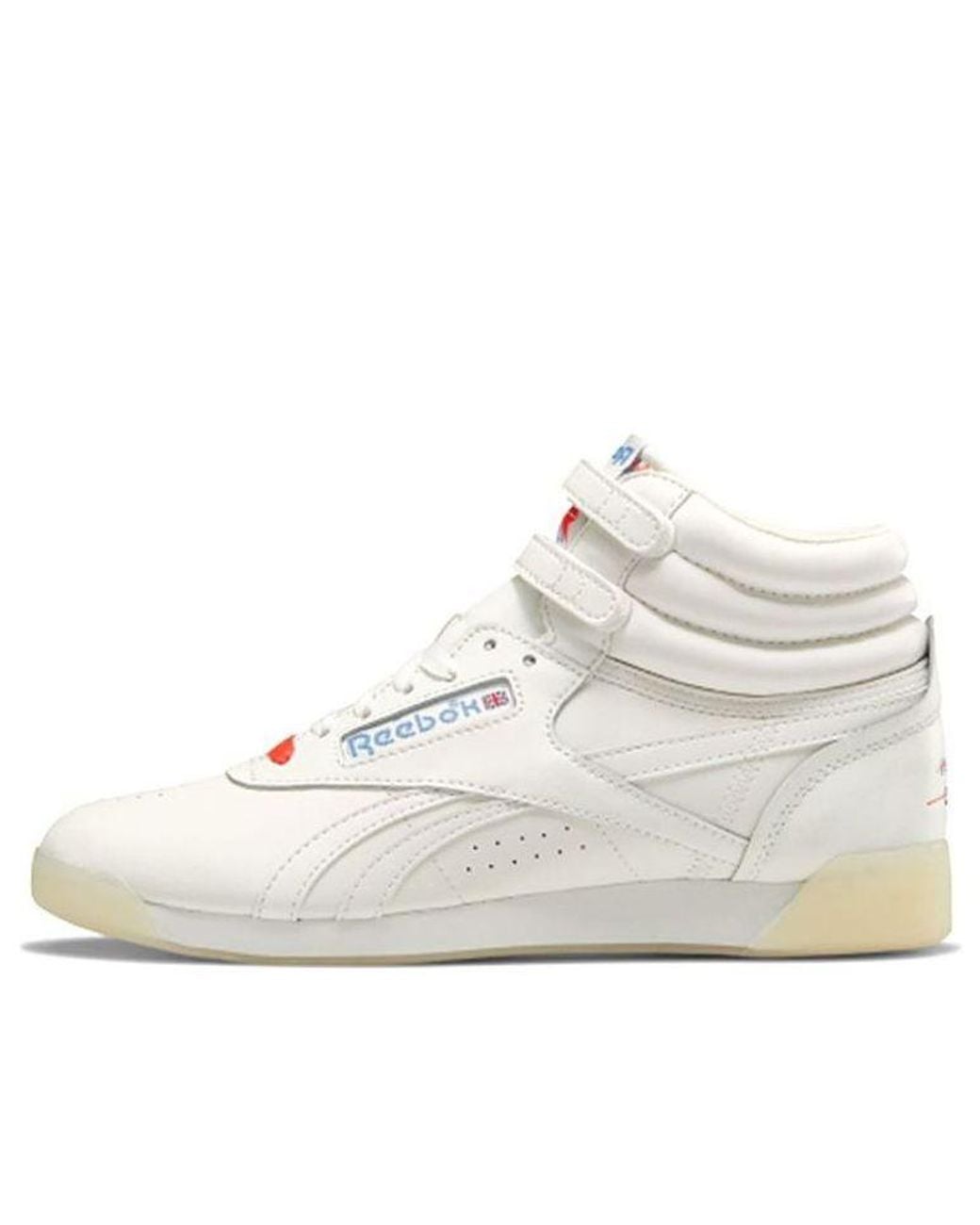 Reebok White (Wmns) Freestyle Hi 'It's A World'