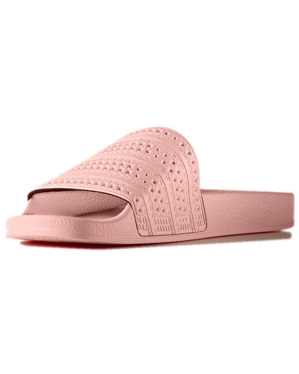 Adidas Pink Adilette 'Haze Coral' for men