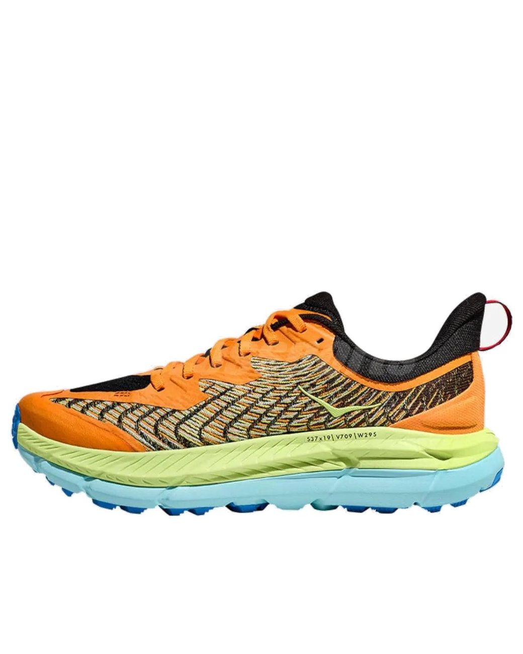 Hoka One One Brown Mafate Speed 4 'Solar Flare Lettuce' for men