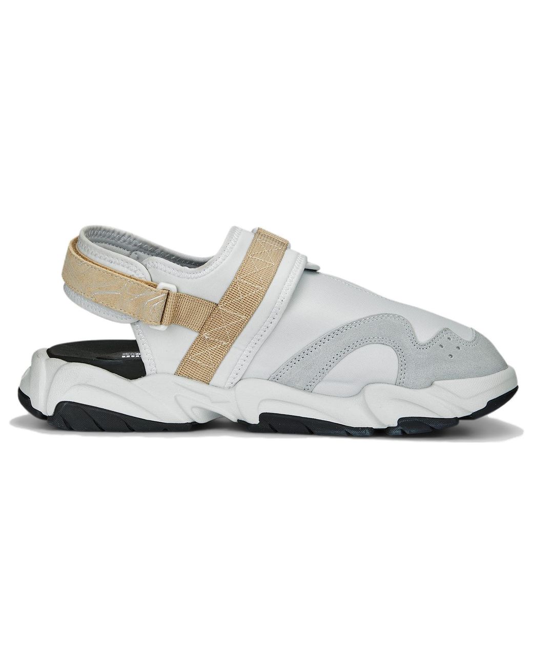 PUMA White Ts-01 Retro Sandals 'Feather' for men