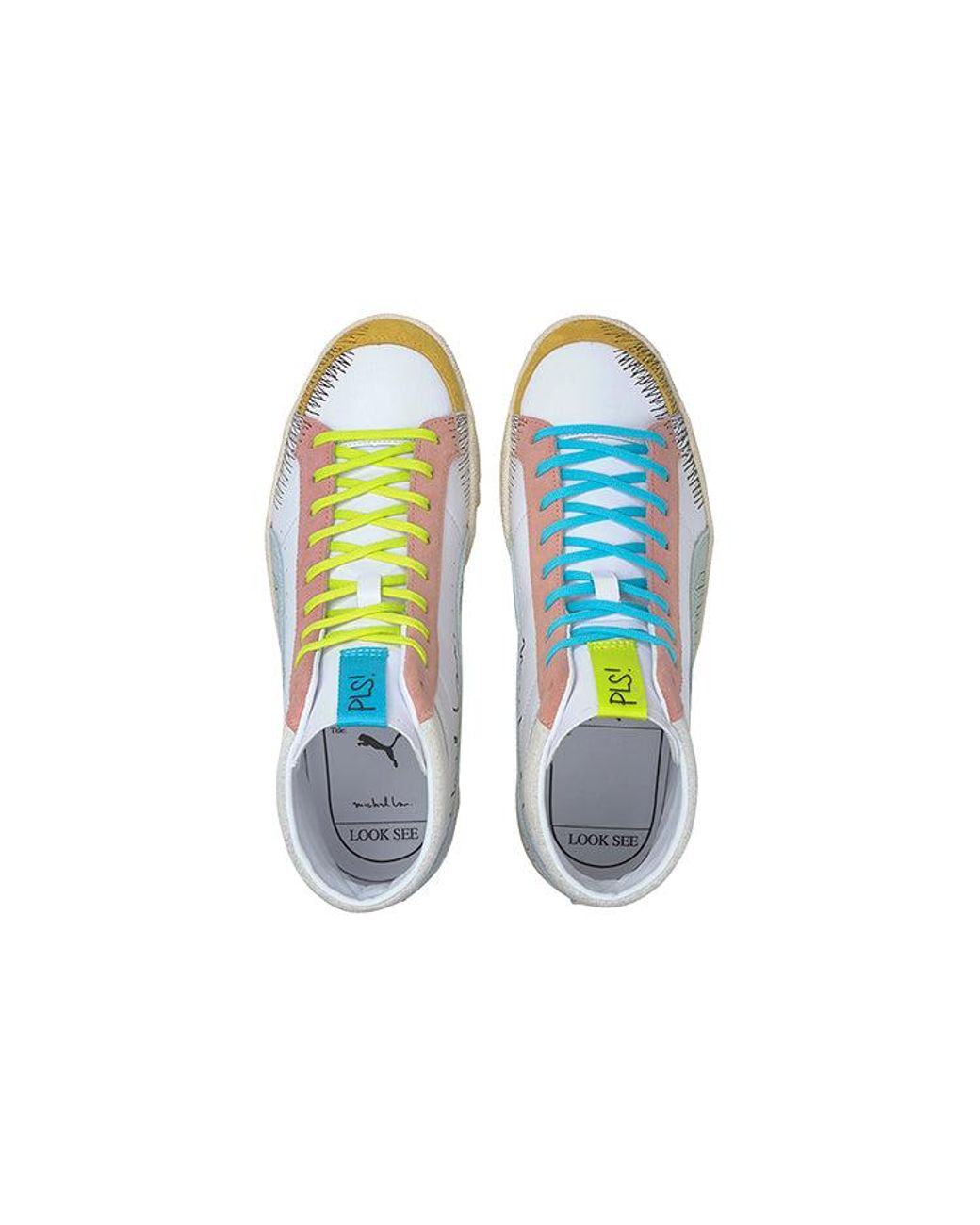 PUMA Blue Michael Lau X Ralph Sampson 70 Mid 'Scribble' for men