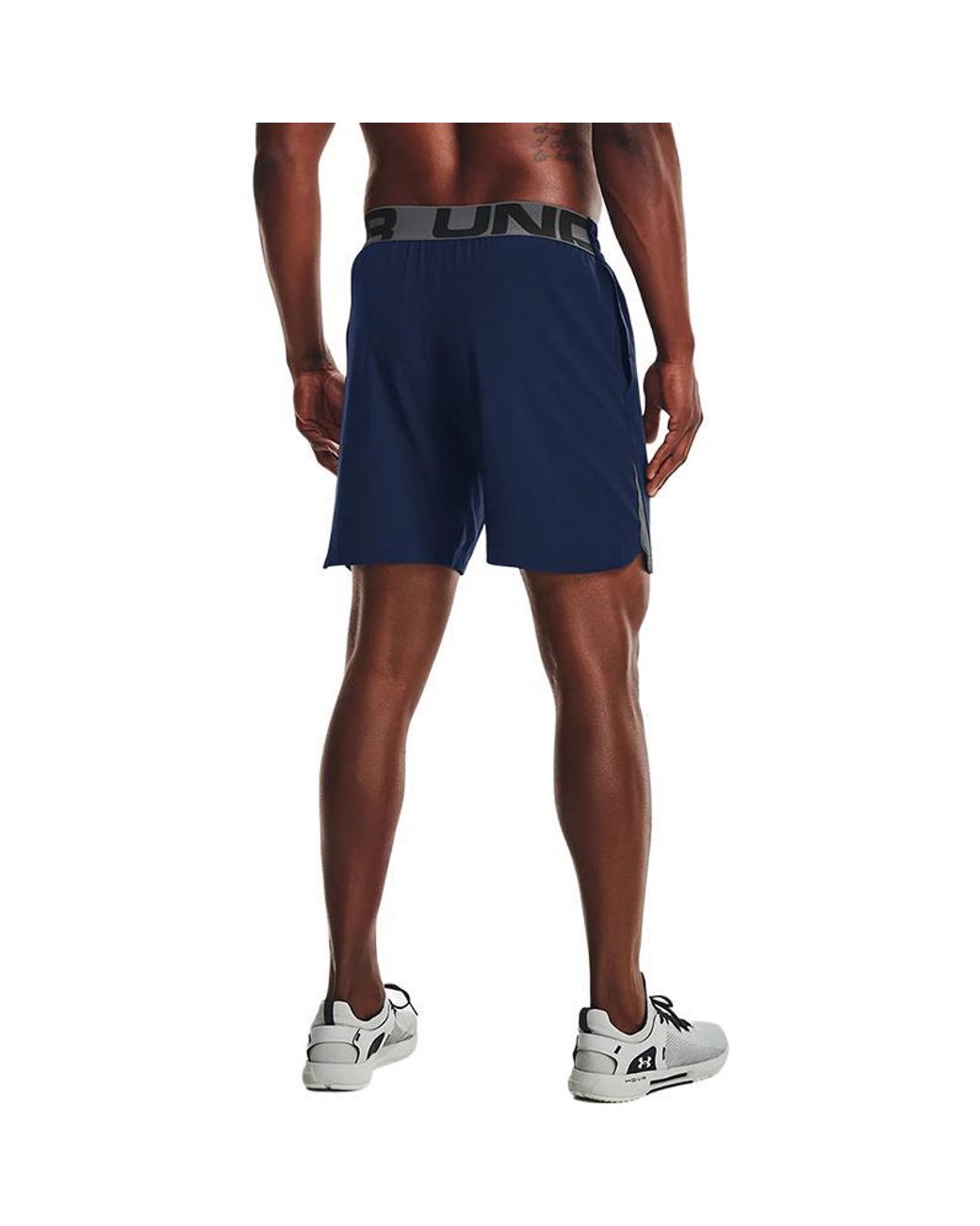 Under Armour Blue Elevated Woven Sports Shorts for men