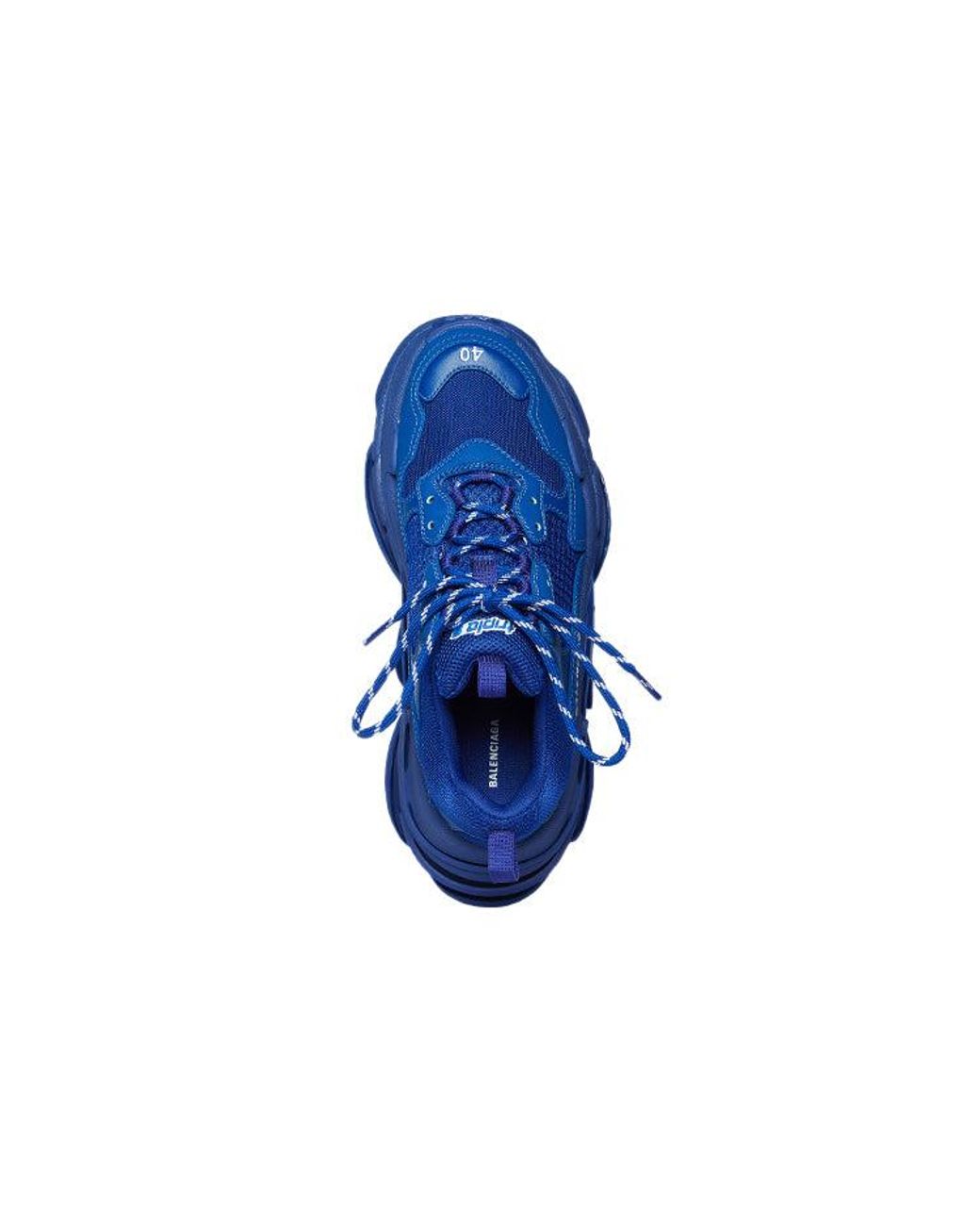 Balenciaga Blue Triple S Sneakers for men