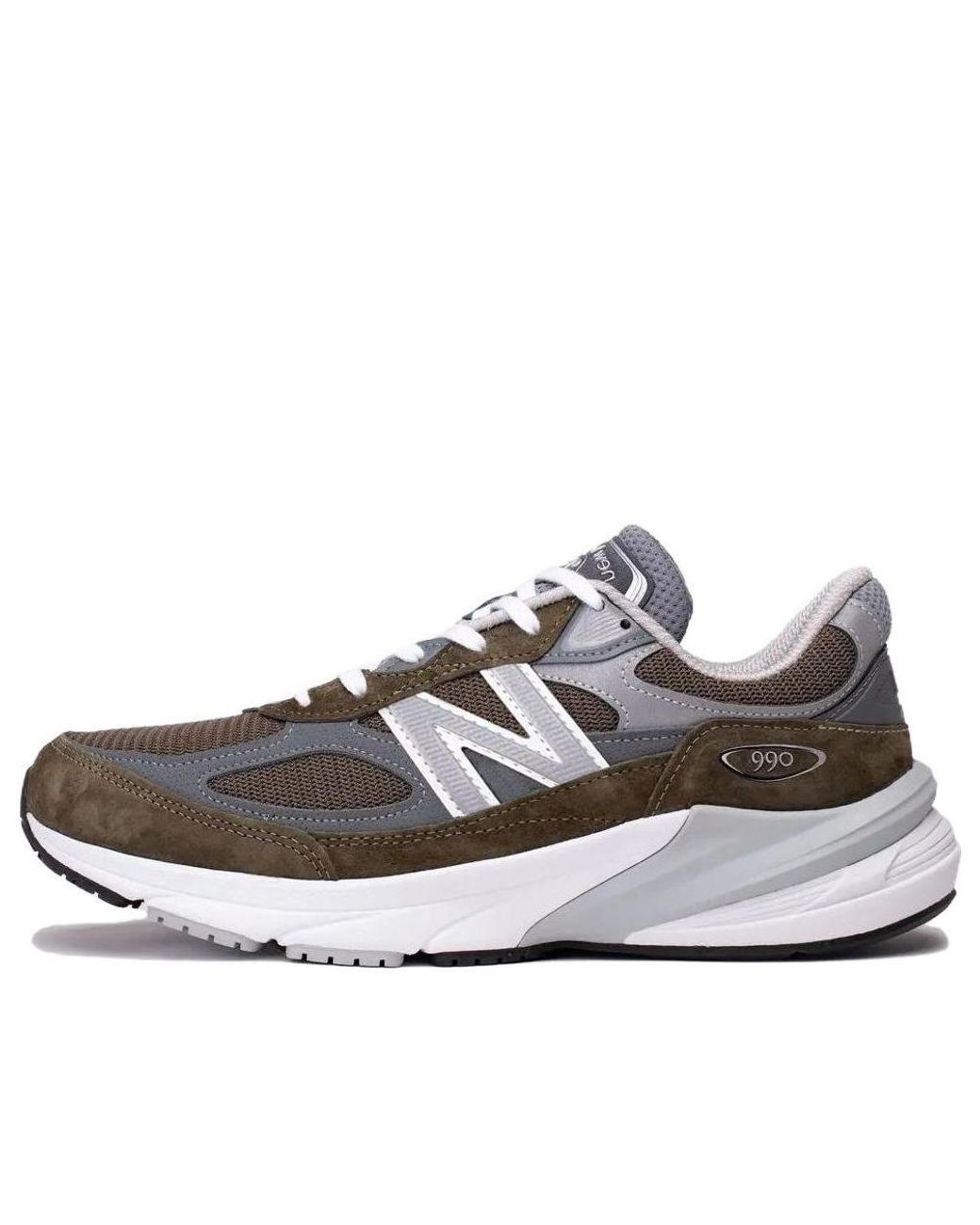 New Balance White 990 V6 'True Camo' for men