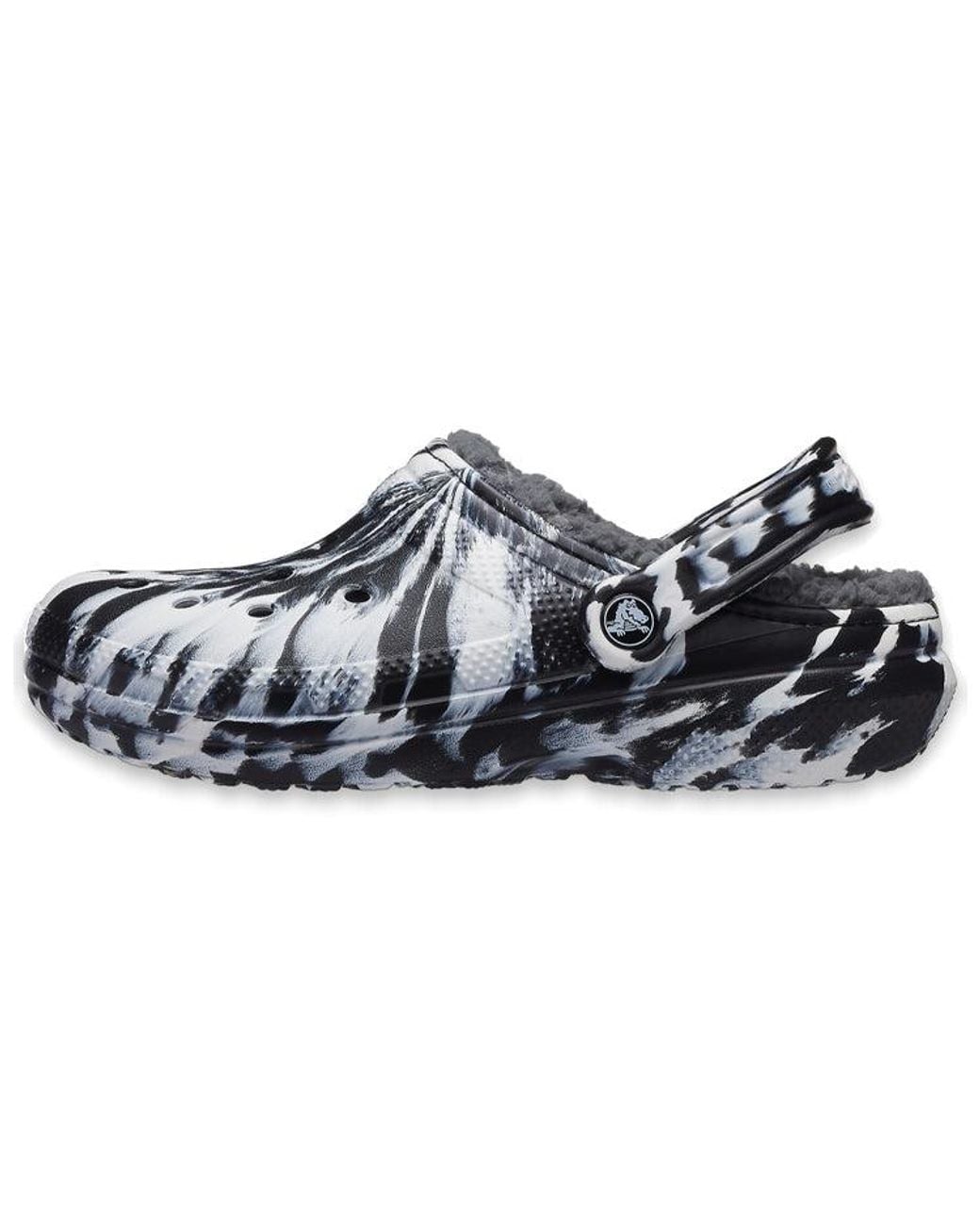 CROCSTM Blue (Wmns) Classic Lined Clog Outdoor Sandals 'Marbled'