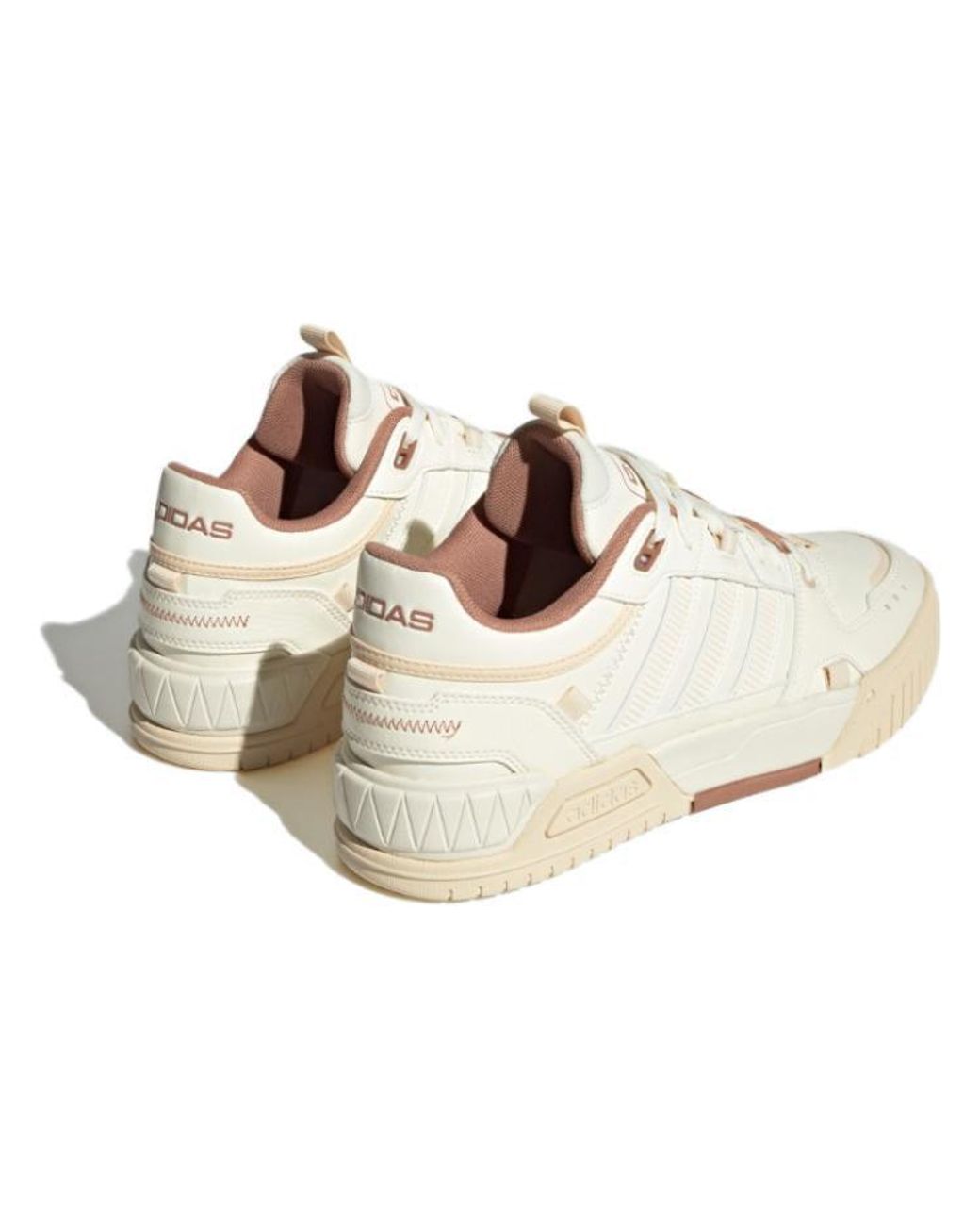 Adidas White Neo D-Pad 'Cream' for men
