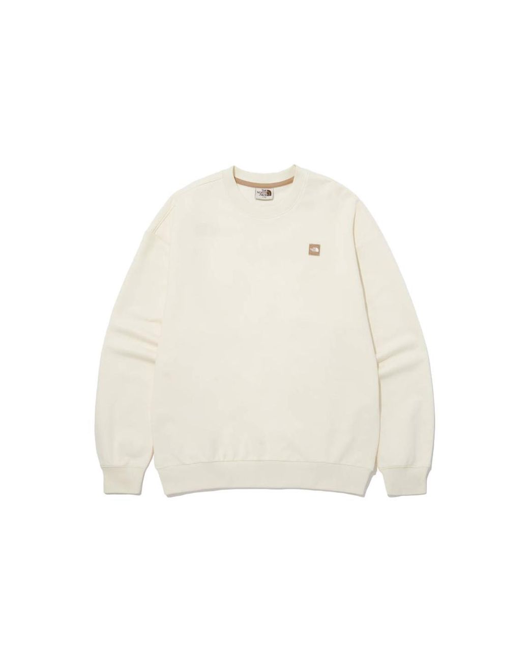 The North Face White Patch Crewneck Sweater for men