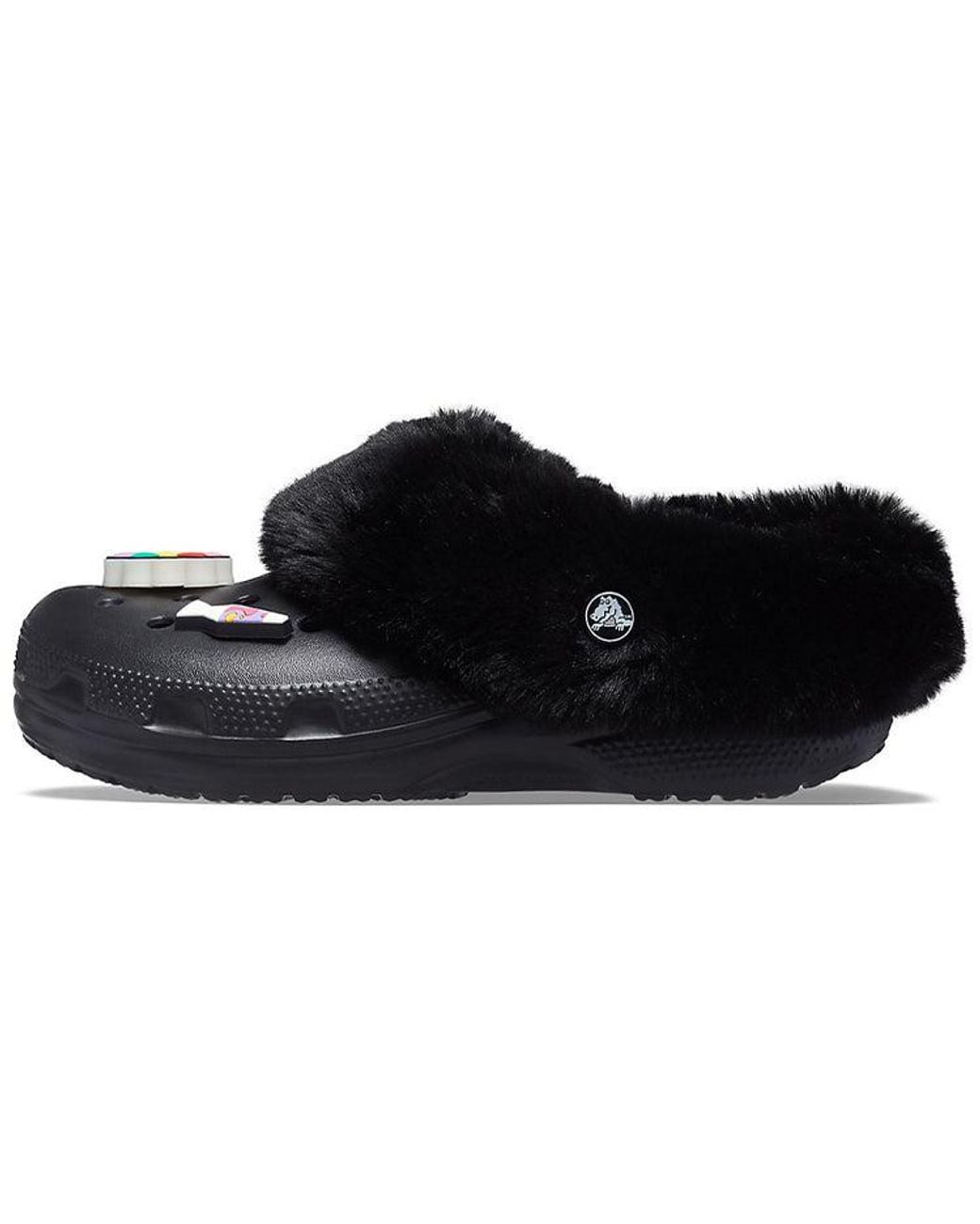 CROCSTM Black Classic Clog Slippers for men