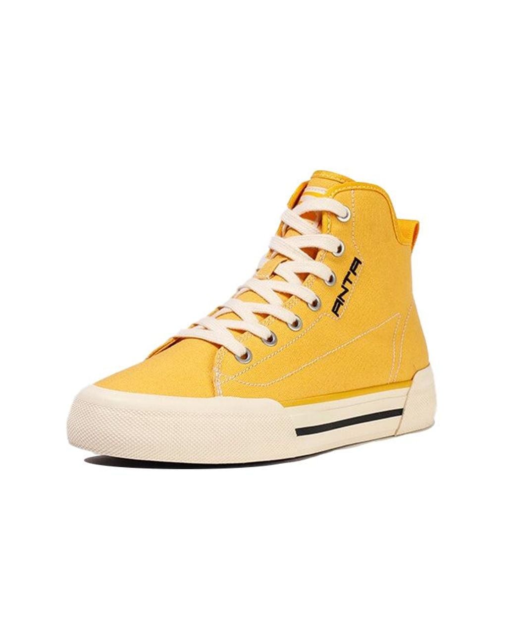 Anta Yellow (Wmns) High Top Canvas Shoes