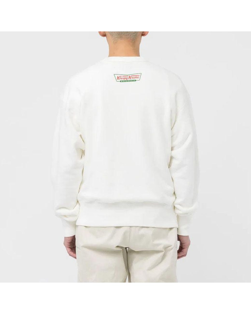 Human Made White X Krispy Kreme Graphic Long Sleeve T-Shirt for men