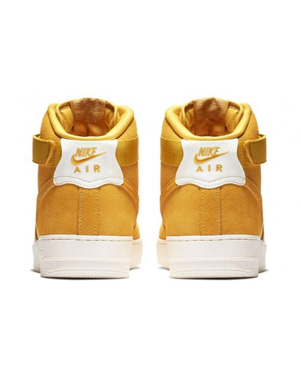 Nike Orange Air Force 1 High Suede Ochre' for men