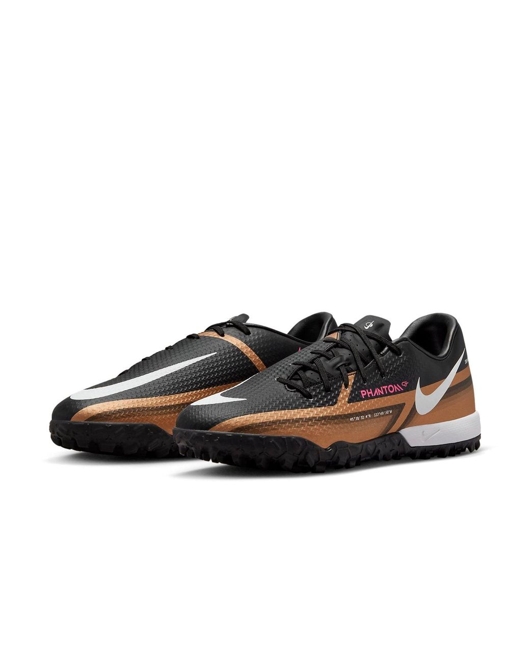 Nike Black Phantom Gt2 Academy Tf 'Metallic Copper' for men