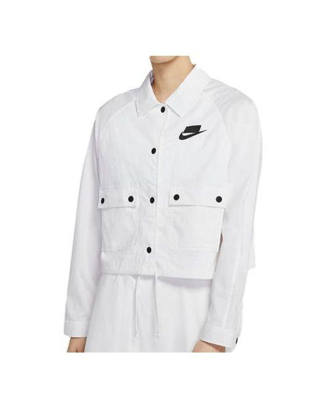 Nike White (Wmns) Sportswear Jacket