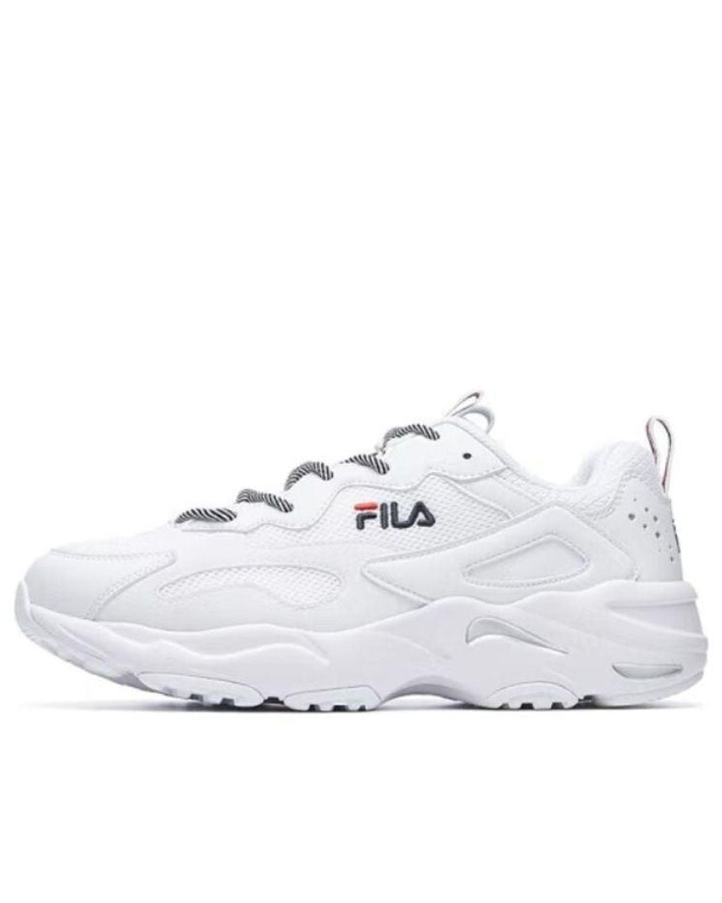 Fila White Tracer Running Shoes for men