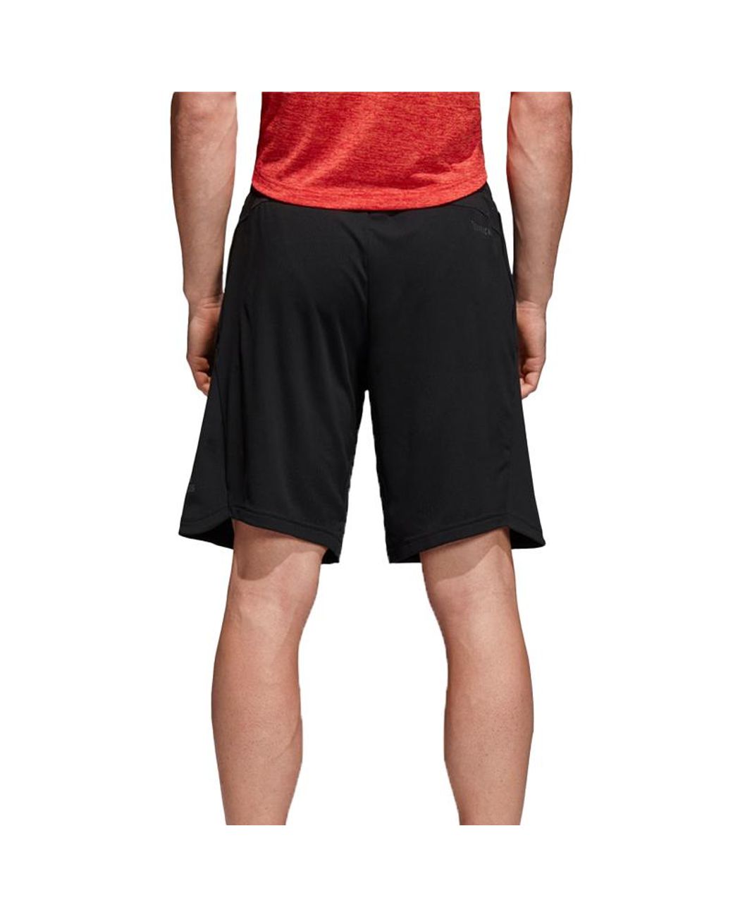 Adidas Black 4Krft Sho Chill Knit Training Shorts for men