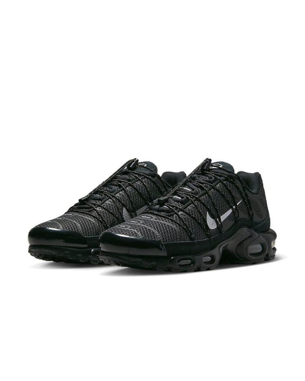 Nike Black Air Max Plus Utility Shoes for men
