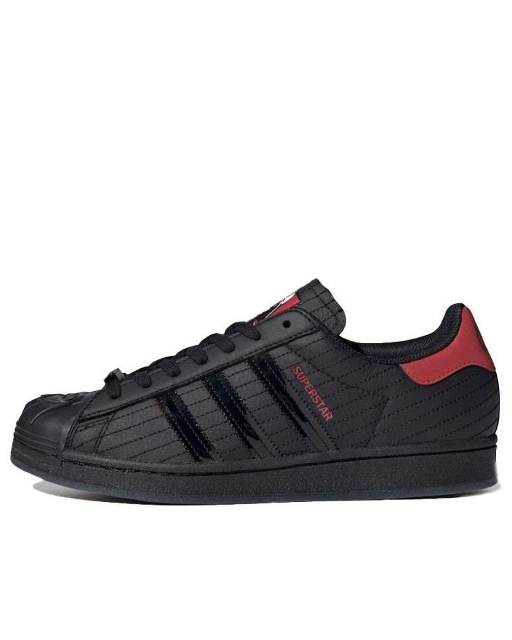 Adidas Black Star Wars X Superstar 'Darth Vader' for men