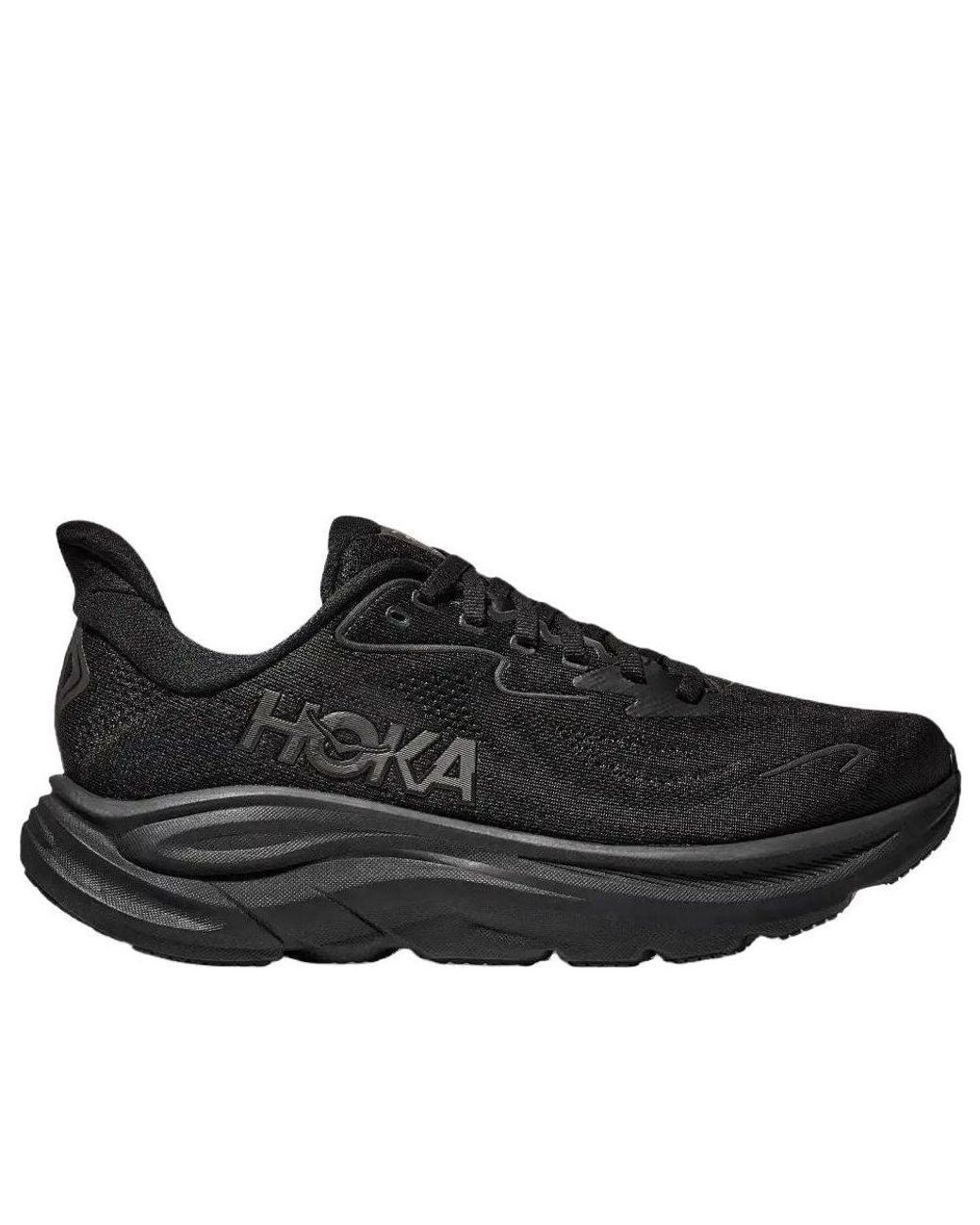 Hoka One One Black Clifton 10 Running Trainers