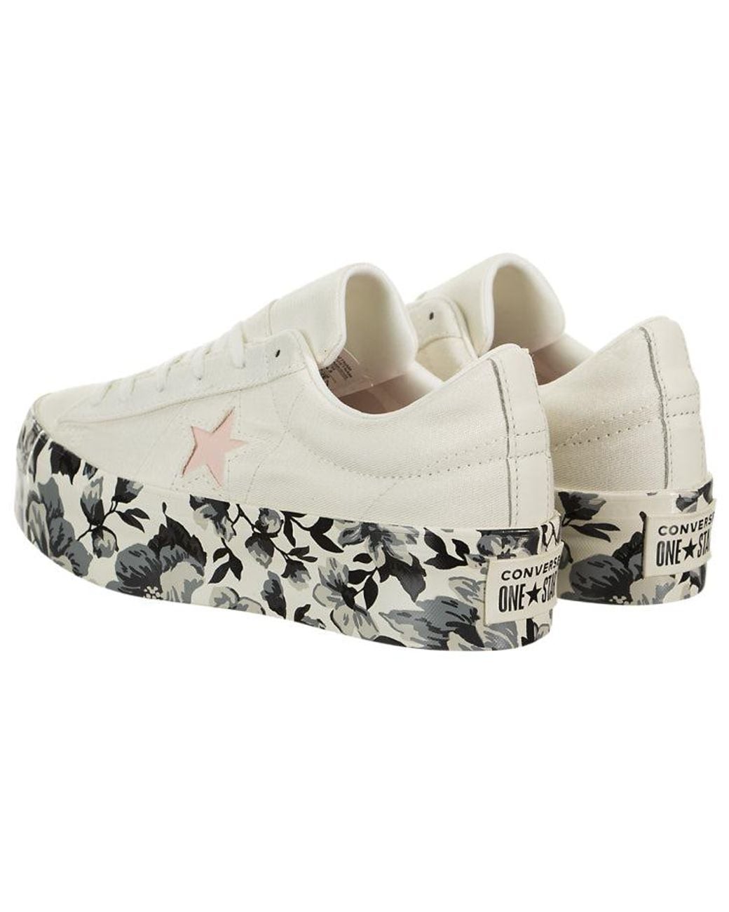Converse White (Wmns) One Star Platform Ox Canvas Shoes